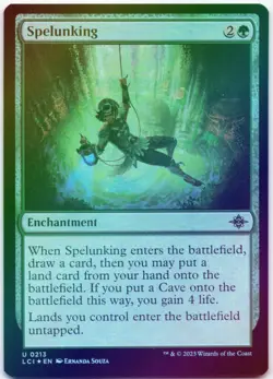 Spelunking Foil U The Lost Caverns of Ixalan 213 NM - Image 1