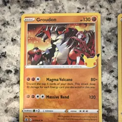 Pokemon TCG 25th Anniversary Groudon Kyogre English Card Lot 4 Cards - Image 2