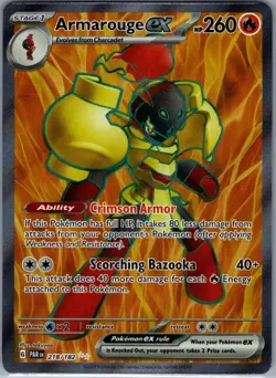 Armarouge ex 218/182 SV04: Paradox Rift - Pokemon Card - NM - Image 1
