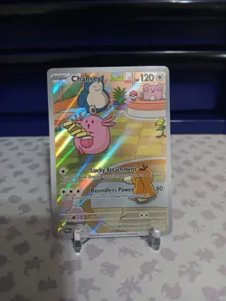 Pokemon TCG Chansey 187/167 Twilight Masquerade SV06 Illustration Rare IR NM - Image 1