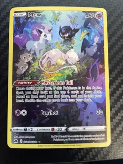 Mew GG10/GG70 Crown Zenith Galarian Gallery Holo Pokemon TCG NEAR MINT - Image 1