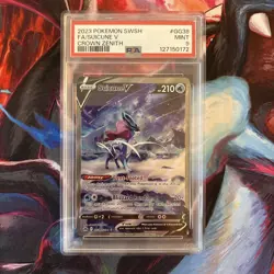 Pokemon TCG Suicune v Crown Zenith GG38/GG70 PSA 9 Mint - Image 1