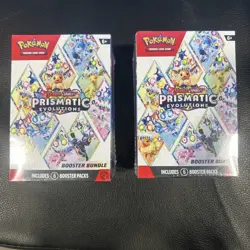 Pokemon TCG Scarlet & Violet Prismatic Evolutions Booster Bundles TWO (X2) - Image 1