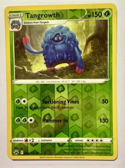 x1 Tangrowth - 005/159 - Rare - Reverse Holo Pokemon Crown Zenith - Image 1