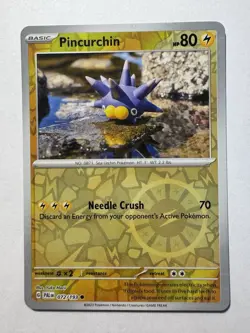 Pokemon - Pincurchin 072/193 - Reverse Holo - Paldea Evolved - Image 1