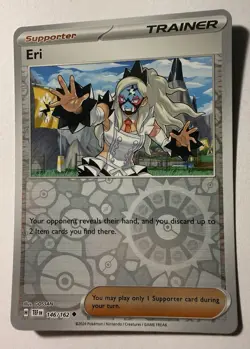 Eri Reverse Holo 146/162 2024 Pokemon Temporal Forces TEF - Image 1
