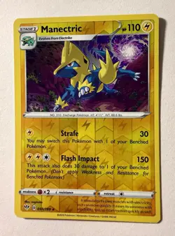 Pokemon - Manectric 059/189 - Reverse Holo Rare - Darkness Ablaze - Image 1