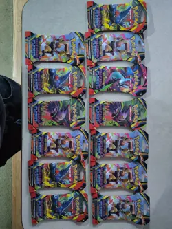 Pokemon Mega Evolution Fhantasmal Flames. Lot Of 13 Packs - Image 1