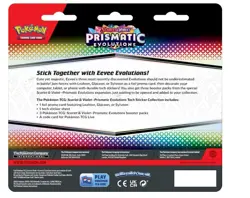 Pokemon TCG SV 8.5 Prismatic Evolutions Tech Sticker Collection Lot of 3 Sealed - Image 3