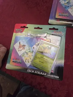 Pokemon Tcg: Prismatic Evolutions Tech Sticker Collection- Leafeon- New Sealed - Image 3