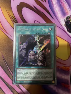 Yu-Gi-Oh! Deception of the Sinful Spoils 1st Prismatic Secret MP25-EN113 - Image 1