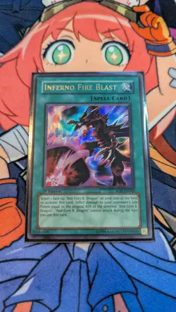 YuGiOh! | Inferno Fire Blast | SOD-EN042 Ultra Rare | 1st Ed. LP - Image 2