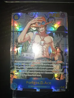One Piece - Portgas.D.Ace OP13-119 SEC Manga Alt Art Carrying On His Will - Image 3
