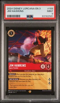 2024 DISNEY LORCANA EN 3-INTO THE INKLANDS JIM HAWKINS - SPACE TRAVELER - Image 1