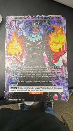 Tusk (U*) UE17BT/SLG-1-031 Solo Leveling Union Arena NM Ultra Rare - Image 1