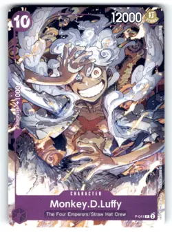 One Piece Promotion Cards #P-041 Monkey.D.Luffy (041) - Image 1