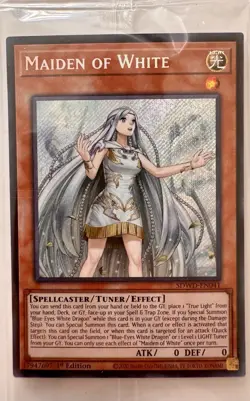 Yu-Gi-Oh! Maiden of White - Blue Eyes White Destiny Secret Rare NM Sealed - Image 1