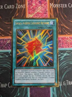 Yu-Gi-Oh! Gagaga Academy Emergency Network PGLD-EN028 1st Gold Secret NM - Image 1