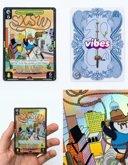 Vibes Pudgy Penguins SXSW Holo Card - Image 2
