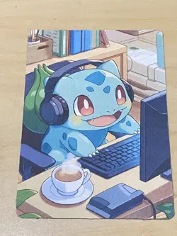 Japanese ART STYLE Bulbasaur Fan Full Art Pokemon Custom Card/perfect bookmark - Image 3