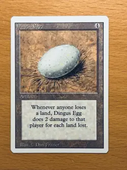Dingus Egg Revised NM+ NEVER PLAYED MtG Magic: the Gathering FAST SHIPPING - Image 1