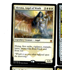 1x Akroma, Angel of Wrath Masters 25 LP mtg - Image 1