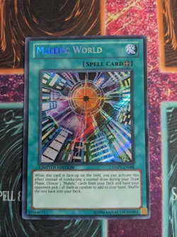 Yu-Gi-Oh! Malefic World YMP1-EN008 Limited Secret Rare NM - Image 1