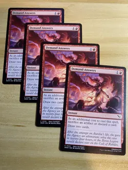 x4 Demand Answers MKM MTG 122 COMMON M/NM 4x - Image 1