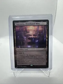 Wizards of the Coast Takenuma Abandoned Mire Rare Legendary Land Regular #278/3… - Image 1