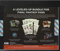 MTG MAGIC FINAL FANTASY 1 BUNDLE GIFT EDITION 9 BOOSTERS +1 COLLECTOR ANGLAIS - Image 2
