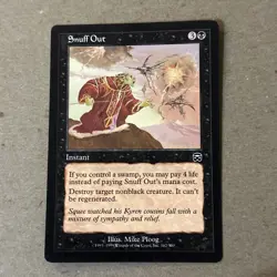 Snuff Out x1 Mercadian Masques LP Condition See Pics - Image 1