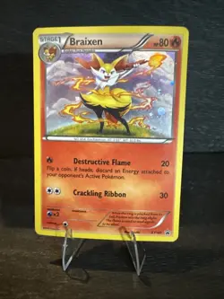 Pokemon TCG Braixen XY161 X and Y Black Star Promo Holo LP - Image 1