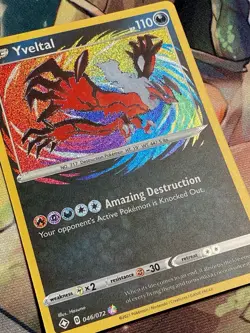 Yvetal 046/072 Amazing Rare Holo Shining Fates NM- Pokemon TCG - Image 3