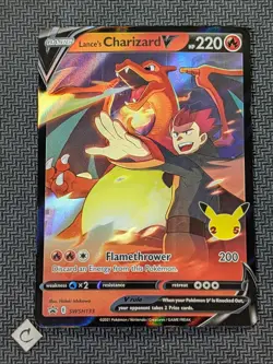 Lances Charizard V SWSH133 - Black Star Ultra Rare Promo Pokemon TCG NM - Image 1