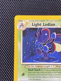 Pokemon Card - Light Ledian Neo Destiny 24/105 Rare LP/NM - Image 2