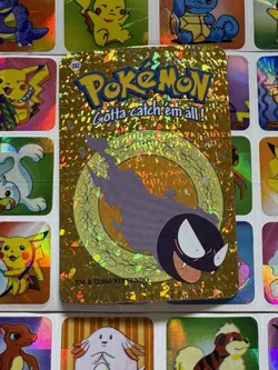 Pokemon 151 Vintage Pocket Monsters Vending HOLO Prism Sticker 2000 Nintendo - Image 2