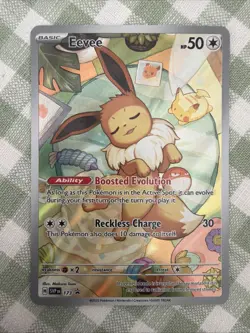 Pokemon Eevee TCG 173 Holo Promo Prismatic Evolutions NM/Mint Condition - Image 1