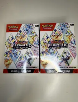 Pokemon TCG X2 Scarlet & Violet Prismatic Evolutions Booster Bundle SEALED ✅ - Image 1