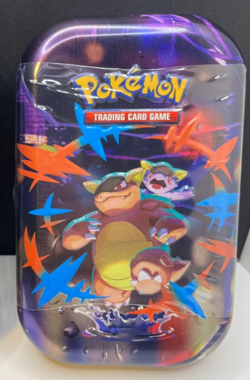 Pokemon TCG - Mega Evolution - Mega Heroes Mini Tin - Mega Kangaskhan Sealed - Image 1