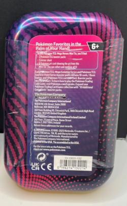 Pokemon TCG - Mega Evolution - Mega Heroes Mini Tin - Mega Kangaskhan Sealed - Image 2