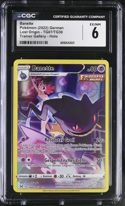 Pokemon Karten Banette Verlorener Ursprung TG07/TG30 Deutsch PSA CGC 6 - Image 1