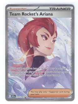 2025 Pokemon S&V Destined Rivals Team Rocket's Ariana Secret Rare #237/182 - Image 1