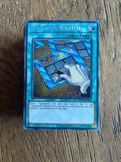 BROL-EN035 Speedroid Scratch Secret Rare 1st Edition YuGiOh - Image 1