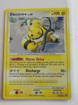 Pokemon - Electivire - Secret Wonders 25/132 - Cosmos Holo Rare - Image 3