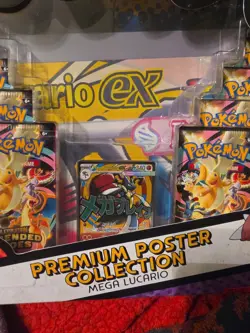 Pokemon TCG Mega Lucario Premium Poster Collection Ascended Heroes - Image 3