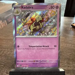 Kadabra NM Baby Shiny 149/091 Paldean Fates Pokemon TCG Holo - Image 1
