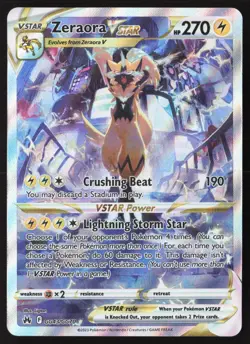 Zeraora VSTAR GG43/GG70 Pokemon Crown Zenith Galarian Gallery - Image 1