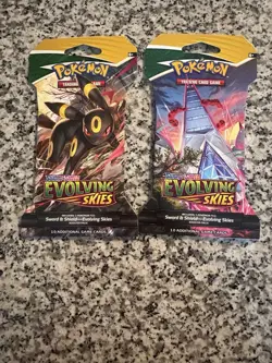 Pokemon Evolving Skies Sleeved Booster Packs 2 pack - Image 1