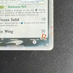 Pokemon Rocket's Articuno ex Team Rocket Returns Holo 96/109 100 HP English - Image 3