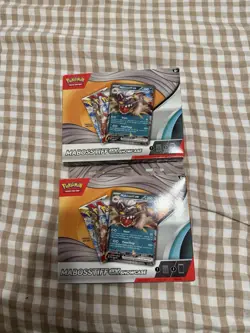 Pokemon TCG Mabosstiff EX Box Factory SEALED with 3 Booster PACKS 1 Foil - Image 1